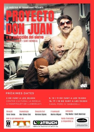 Promoció espectacle Proyecto Don Juan o la seducción del siervo