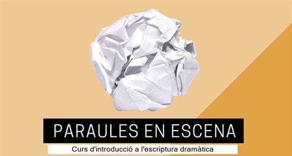 Torna el curs d’escriptura dramàtica ‘Paraules a escena’ a Gavà tots els dimarts del mes de març